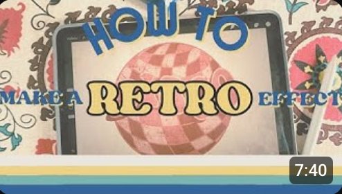 Procreate Retro Comic Tutorial How to Make a Retro Effect in Procreate Step-by-Step Tutorial
